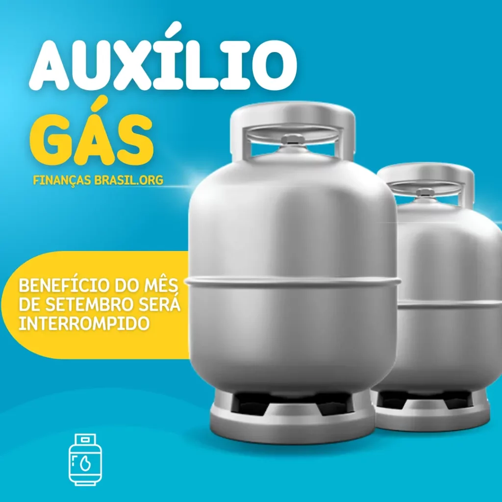 Instagram post botijao de gas azul e amarelo