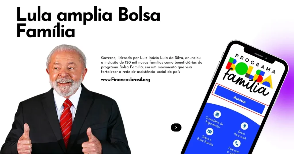 O Governo, liderado por Luiz Inácio Lula da Silva, anunciou a inclusão de 120 mil novas famílias como beneficiárias do programa Bolsa Família, em um movimento que visa fortalecer a rede de assistência social do país.