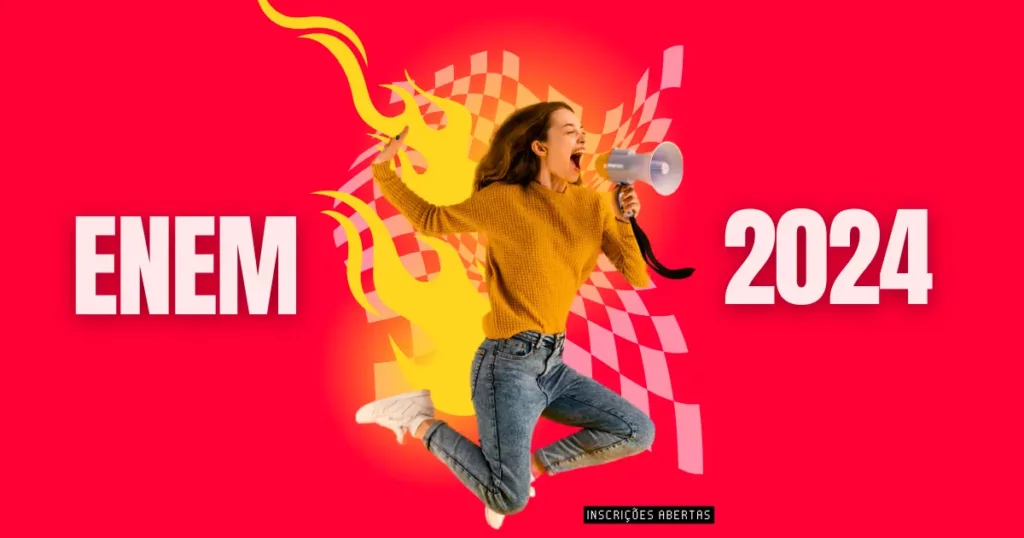 As inscrições para o Exame Nacional do Ensino Médio (ENEM) 2024 já estão previstas para abrir em maio deste ano.