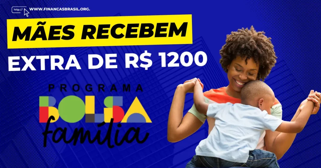 Mães solteiras de todo o país podem receber até R$ 1.200 em auxílio neste mês de Agosto.