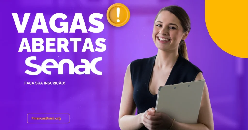 O Senac (Serviço Nacional de Aprendizagem Comercial) anunciou a abertura de um processo seletivo para a contratação de Auxiliares Administrativos.